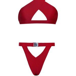 HYDRA RED TWO PIECE SWIMSUIT